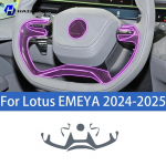 For Lotus EMEYA 2024-2025 Car interior center console protective sticker interior decorative strip TPU protective sticker refit Right-hand drive