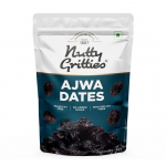 Nutty Gritties Premium Ajwa datlid 350g, Khajur | Khajoor | Mahlased ja maitsvad Khajoor, Khajur | Looduslikult magusad | Kiire energia | Taassuletav kotike, 350GM