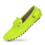 MAEDEF Suvi Meeste Mood K&otilde;rge Kvaliteet V&auml;litingimustes Vabaaja Nahast Kingad Mugavad Hingavad Klassikalised 2024 Uued Slip-on Meeste Kingad 38 fluorestseeruv roheline v&auml;rv
