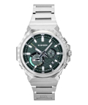Casio G-Shock G-Steel Analoogne Nutitelefoni &Uuml;hendus Roostevaba Teras Roheline Tihvt P&auml;ikeseenergia GST-B1000D-3A 200M Meeste Kell roheline