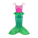Printsess Elsa Stitch Jasmine Kommi Rapunzel Belle Magav Kaunitar Merineitsi Moana Judy Hopps Glinda Puhkusepidu Kleit Komplekt 2T(tag 100)
