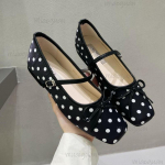 Prantsuse stiilis t&auml;pilised Mary Jane kingad Armas pandlaga rihm Ruudukujuline nina Madal kand Kingad Vabaajajalatsid naistele Kevad Zapatos Para Mujer 35 must