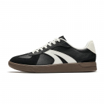 Anta TT German Army Trainers Wear resistant And Lightweight Low top Skateboard Shoes Men's Black White 912518009-2 41