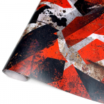 Vin&uuml;&uuml;lkile Roostene Camouflage Kile Mootorratta Vin&uuml;&uuml;lid V&auml;lisauto Vin&uuml;&uuml;lkile Mootorrataste Kiletamist&ouml;&ouml;riistad S&otilde;idukikaunistused Kered 20cmx150cm