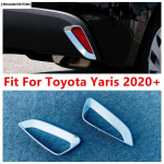 Toyota Yaris'ile  Tagumise kaitseraua udutulede lambi dekoratiivne kate Sisekate ABS Kroomitud Lisatarvikud V&auml;lisosa &uuml;mberehituskomplekt