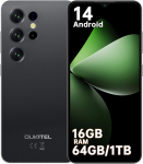 OUKITEL C2 Avatud Mobiiltelefon Android 14 Nutitelefon, 16 GB RAM + 64 GB ROM / 1 TB Laiendatav, 6,52 HD+ Telefon 5000 mAh Aku, 13 MP + 5 MP Kaamera must