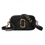 Marc Jacobs Mj Softshot Nahast Crossbody Kott Naiste kotid Must M0016805-001 Basic Set (Bag+Dust Bag)