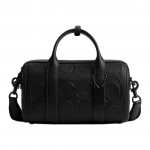Coach Gotham Duffle 24 Klassikaline Br&auml;ndi Reljeefne Poleeritud Kividest Nahast &Otilde;la Risti Keha K&auml;ekott Keskmine Meeste k&auml;ekotid Must CBG38-BLK Basic Set (Bag+Dust Bag)