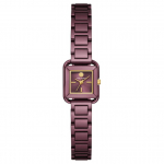 Tory Burchi kvartsikell roostevabast terasest rihm 18*12mm lilla sihverplaat 30m veekindel Naiste kellad TBW6024 Purple Watch Dial