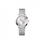 Calvin Klein Ck Kvartsikell Kvartsmehhanism Roostevabast terasest rihm H&otilde;bedane sihver Klassikaline &Scaron;veitsi stiil Unisex-kellad K3M22126 Regular Watch Box,Silver Dial