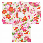 Laste Yukata Kameelia Kuldkala Valge wcu11 [Wagamama] T&uuml;drukute (Suurus 100)