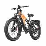 ZAZAWORK CF26 MAX T&auml;iskasvanute Elektrijalgratas 1000W Mootor 48V 25AH Aku 200KG Maksimaalne Koormus Maastikuratas E-Ratas V&auml;liseiklusteks oranž