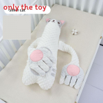 Multikoomikloom Laste Palus Padi Patsutamis- ja Muusikafunktsioonidega Imiku Uneks Grey Cat