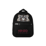 Kenzo Klassikaline Tiigripea Logo Tikitud Vabaaja Suure Mahutavusega Puuvillane Seljakott Meeste Seljakott Must FA65SF301F20-99G Basic Set (Bag+Dust Bag)