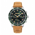 Timberland Rambush Series Kell Kvartsliikumine Nahkrihm 44mm Roheline sihver Ameerika v&auml;li-s&otilde;jaline stiil Unisex kellad TDWGF0029001 Blue (TDWGF0029003)