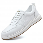 Moodsad Nahast Meeste Valged Tennised Hingavad Mugavad Klassikalised Vabaaja Jalan&otilde;ud Meeste V&auml;litingimustes Jalutusjalan&otilde;ud Paari Jalan&otilde;ud Suurus 38-44 38 valge