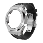 316L roostevabast terasest modifikatsioonikomplekt Casio G-Shock GA2100/GA-B2100 jaoks - Royal Oak stiilis metallkorpus ja rihma &uuml;mberehituskomplekt ( 5611 Moodul) GA-2100 2110 B2100 gray