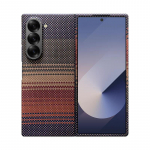 Kvaliteetsed matt s&uuml;sinikkiust n&auml;htamatud magnetilised &uuml;mbrised Samsung Galaxy Z Fold 7 6 jaoks, kukkumisvastane aramiidkiust &otilde;huke kaitsekaas Galaxy Z Fold7 kuld