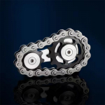 Metallist K&auml;espinneri Ketthammasratas Metallist Fidget Spinner T&auml;iskasvanute EDC Fidget M&auml;nguasjad Keskendumine ADHD T&ouml;&ouml;riist Kontori Stressileevendus M&auml;nguasjad