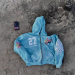 ROADVIBE Y2K R&otilde;ivad Uus Mood T&auml;he Tikand Plaaster T&otilde;mblukuga Kapuutsiga Kampsun Meestele Gooti Harajuku Hip Hop Populaarne Vabaaja Dressipluus S blue