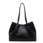 Fashi R&otilde;&otilde;msad Naiste Suured K&auml;ekotid Disainer PU Nahast &Otilde;lakott K&otilde;rge Kvaliteediga Crossbody Kotid Naiste Koppkott Naiste Sidur black