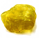 43 ct naturaalne safiir tohutu toorollus maap&otilde;uest kaevandatud SERTIFITSEERITUD kollane 65.6 mm approx kollane