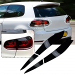 Volkswagen VW Golf 6 MK6 GTI R 2008-2013 autole Tagumine tagatulelambi kulmude kaunistus Kate Esitulede kulmude kaunistused Carbon Fiber Look