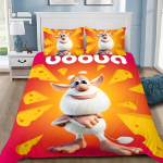Multikas B-Boobas Naljakas Voodipesukomplekt B-Boobas Tekikott Padjap&uuml;&uuml;r Poisi T&uuml;druku Magamistoa Kaunistus Laste Kingitus &Uuml;he- ja Kahekohaline Suurus 135x200cm