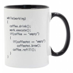 Coffee++ Programm Programmeerijatele Kohvitass Keraamiline Tass V&auml;rviline K&auml;epide V&auml;rviline J&otilde;ulu-Uusaasta Kingitus Tass 11oz must