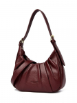 Minimalistliku disainiga naiste &otilde;lakott - &Uuml;hev&auml;rviline plisseeritud k&auml;ekott Moodne crossbody kott Sobib igap&auml;evaseks kasutamiseks ja ostlemiseks 26*8*17cm punane