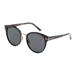 Tom Ford Logo Atsetaat Ebakorrap&auml;rase Raamiga P&auml;ikeseprillid Unisex P&auml;ikeseprillid Must TF1138K5501A 55,Black