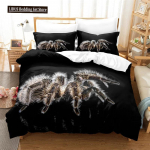 &Auml;mblik ja Loomad Voodipesukomplekt Mikrokiud 3D-tr&uuml;kk Tekikott Queen King Size Moekujundus Tekikott Padjap&uuml;&uuml;ridega EU single(135x200cm)