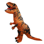 Halloween Tyrannosaurus Rex T&auml;ispuhutav Kost&uuml;&uuml;m Tantsuetenduseks ja Peo Atmosf&auml;&auml;riks Small (120-150cm) orange