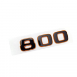 1 tk Oranž Tagumine Embleem BRABUSi jaoks Kleebis BRABUS Pagasiruumikleeps Tagumine Kleebis BRABUS ROCKET G800 G900 G63 G65 G700 W464 jaoks