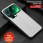 Luksuslik Esmaklassiline Ehtne Nahast Telefonikate Xiaomi 17 Pro Max 17 Pro 17 jaoks Luksuslik PU+TPU Nahk P&otilde;rutuskindel Kaitse Tagakate Xiaomi 17 hall v&auml;rv