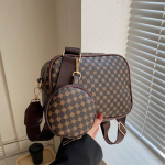Yogodlns Vintage Pattern Crossbody kotid naistele &otilde;lakott Trend v&auml;ike rahakott ja k&auml;ekott Luksusliku disainiga naiste kandikott 19.5x7.5x15.5cm khaki