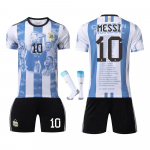 Laste Argentina Messi Jalgpalli S&auml;rgi Komplekt Hingav Kiiresti Kuivav Treening&uuml;likond Noorte Lai L&otilde;ige Mitmev&auml;rviline 140-150cm 120-130 CM