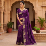 Uus lansseerimispidu Kandmiseks Pehme Kosmose Siid Elevantide Disainiga Saree black