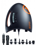 Elektriline p&uuml;stlaua pump - OutdoorMaster Shark 2 12V DC Autoga Juhtmega Digitaalne T&auml;ispuhur T&auml;ispuhutavatele 18*15*84cm must