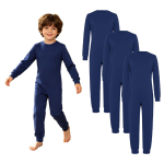 3 tk unisex laste puuvillane kombinesoon &uuml;mmarguse kaelusega pikkade varrukatega tagant n&auml;htamatu lukuga erivajadustega kohandatavad riided poistele t&uuml;drukutele 5-6 Years blue