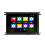 ESP32-S3 arendusplaat 4,3-tollise mahtuvusliku HMI puuteekraani, WiFi ja Bluetoothiga