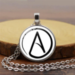 Ateist Ateismi S&uuml;mbol Aeg Naiste Mitmek&uuml;lgne Retro Ripatsiga Kaelaehe 50cm(Necklace Size)
