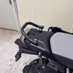&Uuml;hilduv CFmoto 1000MTX/800MTX maastikuratas, k&auml;epide ja tagumine pakiraami sabaosa, v&auml;hendab reisija k&auml;epidet ja tagumist porilauda Silver Thickened Painted High Carbon Steel