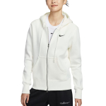 Nike Sportswear Phoenix Fliis &Uuml;hev&auml;rviline Kapuutsiga T&otilde;mblukuga Fliisvoodriga Pikkade Varrukatega Jakk Naiste HJ0996-133 S valge