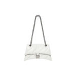 Balenciaga Naiste Crush V&auml;ike Kett-Kott Tepitud Optiline Valge 716351210J09001 One Size 1 gray