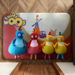 Multikas T-Twirlywoos P&otilde;himatt Pehme Flanell Sissep&auml;&auml;suuksikate Libisemisvastane Imav Vannituba Magamistuba P&otilde;randavaip 100cm x 150cm