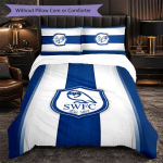 Sheffield Wednesday Teemaline Voodipesu 3-osaline Tekikoti Komplekt Dekoratiivne Voodipesu Teismeliste Toa Kodu Kaunistamiseks 210cm*210cm