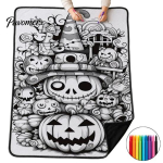 Loomingulised l&otilde;&otilde;gastuskingitused teismelistele Halloweeni DIY v&auml;rvitav pleed 24 markeriga, V&auml;rvi ise viskepadi Dekoratiivne elutoa pleed, Kummitus k&otilde;rvits A gray