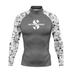 SCUBAPRO Meeste UPF 50 Pikkade Varrukatega Rash Guard Ujumine Sukeldumine Surfing UV Kaitse Spordis&auml;rk M gray