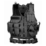 Reguleeritav Molle Taktikaline Vest Lahingukehakaitse Vestid Turvamees Jahindus Armee V&auml;ljas CS S&otilde;jam&auml;ng Airsoft Treeningjakk must